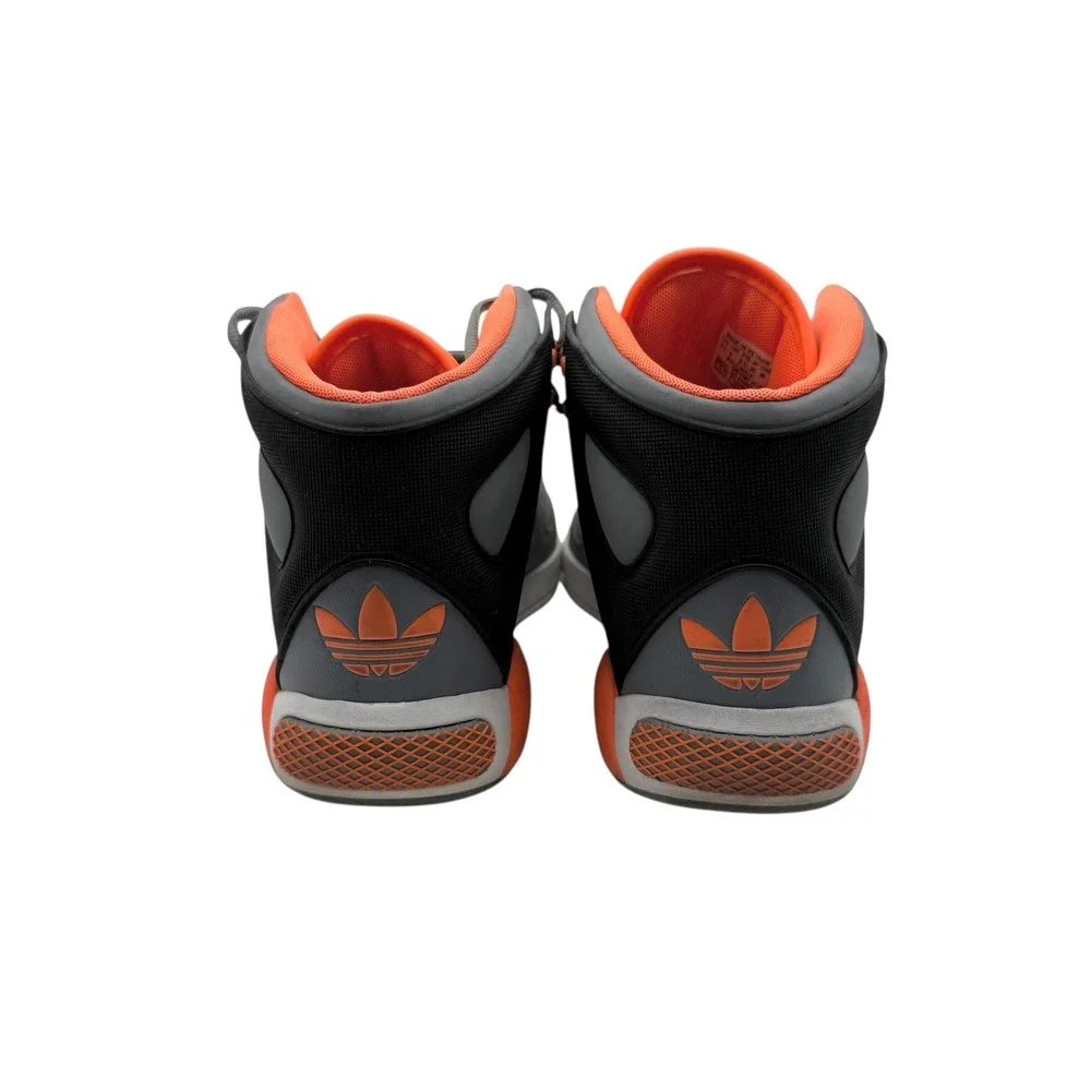 Adidas Originals Roundhouse Mid Gray Orange Black‎ Mens Sneakers Size 9.5